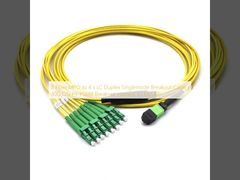Kabel Breakout 8 Fiber MPO ke 4 x LC Duplex Singlemode | Harness Breakout 40G QSFP+ PSM4 (G.657.A1)
