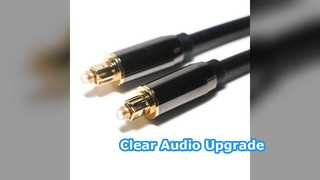 Kabel Audio Optik Toslink Konektor Logam 24K