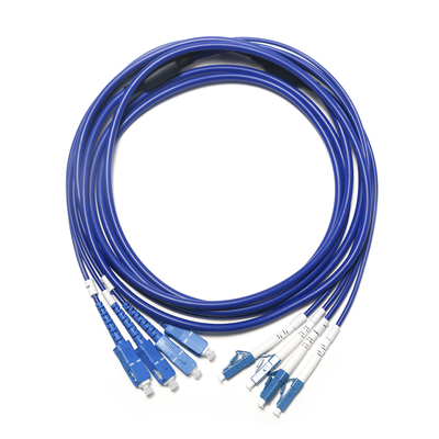 Serat Optik Patch Chord LC FC Empat Mode Diameter 2.0/3.0mm Kamera Pengawas Komputer Dalam Ruangan 3M 5M 8M 10M