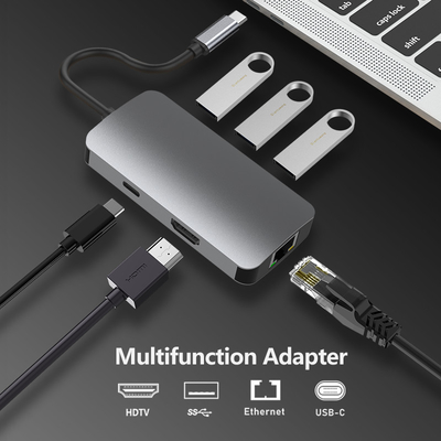 Multifungsi Micro USB C Untuk HDTV Adapter Adaptor USB C Untuk Proyeksi TV Mac