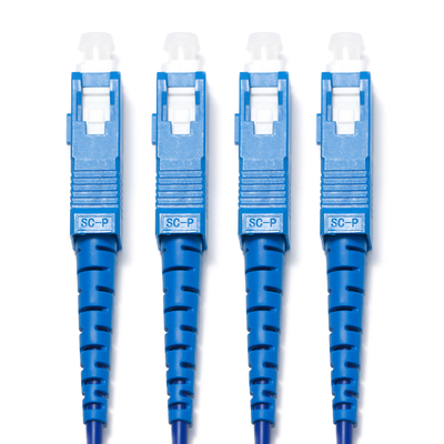 Beli 1310/1550nm Biru SC/SC 4-4 Empat-Mode Kabel Patch Optik Single-Core OM3 Untuk Kamera Pengawas 3M 5M 8M 15M online manufacture