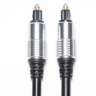 Beli Kabel Audio Toslink PVC Hitam OD5.0 Aluminium Shell Berlapis Emas Port HiFi Sound Factory Outlet Untuk Amplifier Soundbar online manufacture