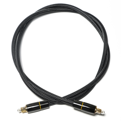 Beli Toslink Toslink Kabel Serat Optik Jaring Tenun Nilon Berlapis Tembaga Konektor Pelek Emas 1.2M untuk speaker subwoofer online manufacture