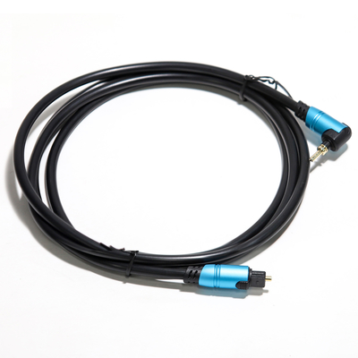 Beli TOSLINK Biru Audio Digital Serat Optik Logam Aluminium Shell Terhubung Amplifier Untuk Subwoofer Speaker Soundbar 0.8M online manufacture