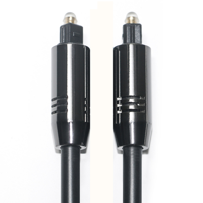 Beli Toslink Optical Audio Cable OD5.0 Black Aluminium Alloy Optical PVC berlapis emas Port Kinerja Biaya Untuk Soundbar Rumah online manufacture