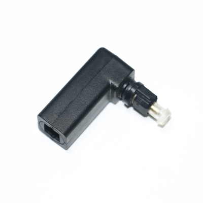 Beli Toslink Female to Toslink Male Optical 90 Derajat Sudut Kanan Audio Kabel Adaptor Stereo Audio Converter 360 Berputar online manufacture