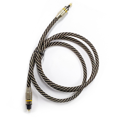 Beli Yellow Nylon Braided OD4.0 Toslink Optical Digital Audio Cable HiFi Sound Coaxial Audio Cable Untuk Soundbar online manufacture