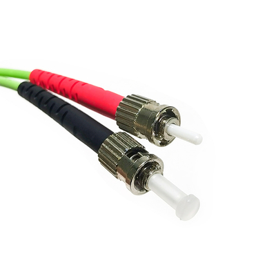 Kabel Serat Optik Multimode ST Duplex MM OM2 50/125 3.0mm Kabel Patch Serat ST-LC UPC, 1M/2M/3M/5M/10M