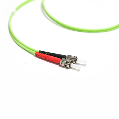 Kabel Serat Optik Multimode ST Duplex MM OM2 50/125 3.0mm Kabel Patch Serat ST-LC UPC, 1M/2M/3M/5M/10M