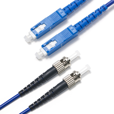 SC FC Dual Mode Fiber Optic Patch Cord OM3 Blue Wire 2/2 2.0/3.0mm Untuk Penggunaan Kamera Pengawas 3M 5M 8M 10M