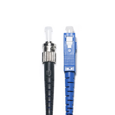 Kabel Patch Serat Optik 4 Mode Konektor OM3 SC-FC 2.0-3.0mm untuk Sistem Komunikasi Lan 5M 8M 10M 15M