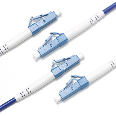 LC FC Kabel Patch Optik OM3 2.0-3.0mm Untuk Kamera Pengawas Kabel Ruang Komputer Dalam Ruangan 3M 5M 8M 10M