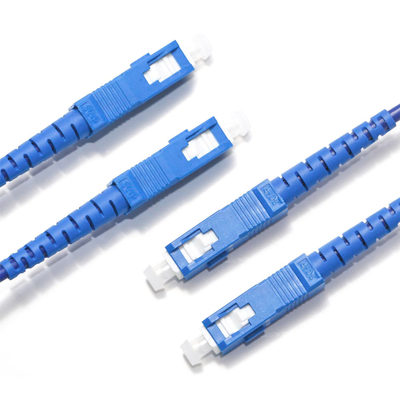 Kabel Patch Serat Optik FC SC Beberapa Mode Multi-Core 4-4 Untuk Kamera Pengawas Kabel Ruang Komputer Dalam Ruangan 3M 5M 8M