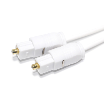Factory Outlet Kabel Audio Optik Digital Putih Toslink SPDIF Ultra Tipis Untuk Sound Bar Rumah Mini CD