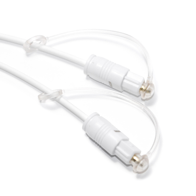 Factory Outlet Kabel Audio Optik Digital Putih Toslink SPDIF Ultra Tipis Untuk Sound Bar Rumah Mini CD