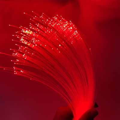 FTTH Fiber Drop Cable OD0.25 16 Cores PMMA Plastic Optical Fiber Light Lighting Untuk Dekorasi Mobil / Rumah