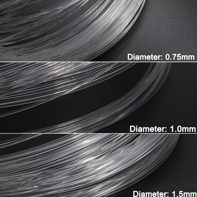 FTTH Fiber Drop Cable PMMA Core 0.25mm-10mm Plastik Serat Optik Transparan Untuk Tanggal / Sinyal Trans