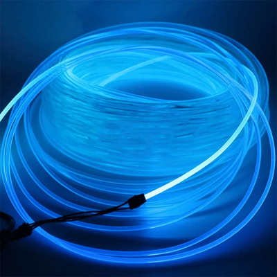 FTTH Fiber Drop Cable PMMA Core 0.25mm-10mm Plastik Serat Optik Transparan Untuk Tanggal / Sinyal Trans