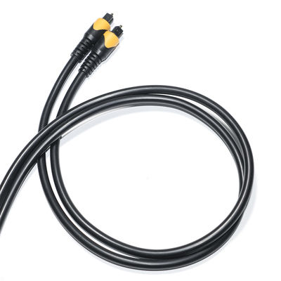 Kuning & Hitam Kabel Digital Toslink OD4.0 LSZH PVC Berlapis Emas Ject Untuk Home Player CD Soundbar