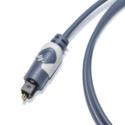 Toslink Kabel Audio Digital OD4.0 Kabel Serat Optik Berlapis ABS Bulat Konektor Suara HiFi untuk Home Theater CD Soundbar