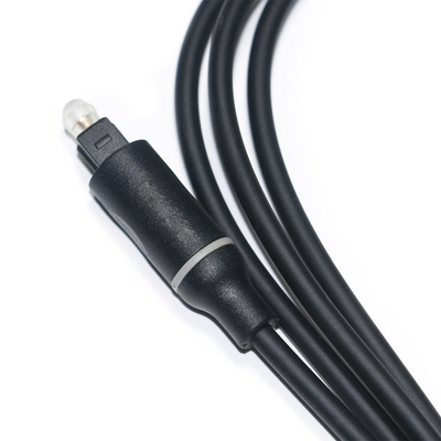 1.5M - 5M Toslink Kabel Digital OD4.0 Konektor Plastik Hitam Untuk Soundbar CD Home Theater