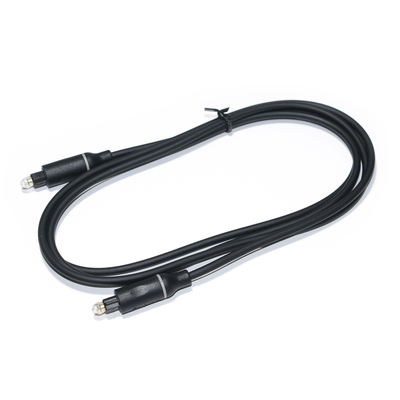 1.5M - 5M Toslink Kabel Digital OD4.0 Konektor Plastik Hitam Untuk Soundbar CD Home Theater