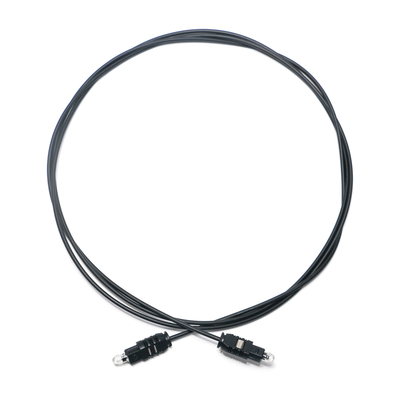 Kabel Optik Toslink OD2.2 Hitam Kabel Output SPDIF Ultra Tipis Untuk CD Soundbar Mini Player
