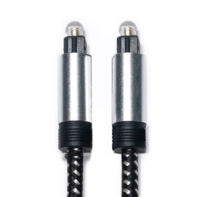 Toslink Optical Audio Kabel Digital Kabel SPDIF Rajutan Tali Berlapis Shell Port Untuk Home Theater CD Player Soundbar