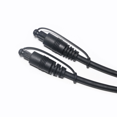 Merek Baru Hifi Suara Toslink Optical Audio Digital Kabel S/PDIF Disepuh Konektor Emas Hitam PVC 1.5 M 2.4 M 3 M