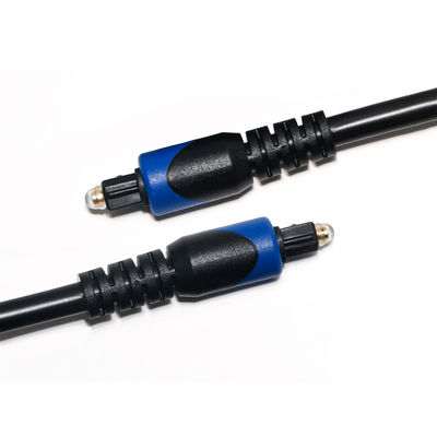 TOSLINK Optical Audio Kabel Digital OD6.0 Konektor ABS Berlapis Emas Port Untuk Home Theater Soundbar Pemutar CD 1M