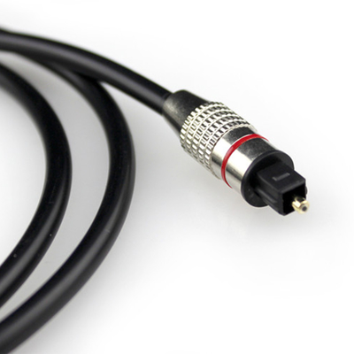 TOSLINK Kabel Audio Optik Digital Berlapis Logam Shell Konektor Emas Untuk Home Theater CD player1M/2M/3M