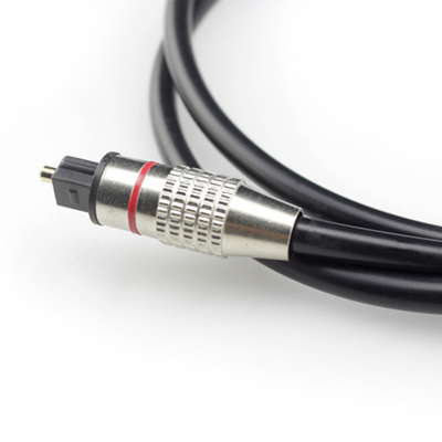 TOSLINK Kabel Audio Optik Digital Berlapis Logam Shell Konektor Emas Untuk Home Theater CD player1M/2M/3M