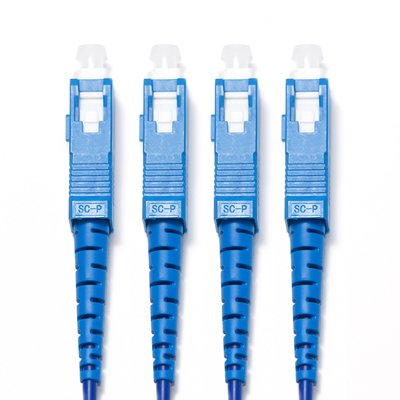 Factory Outlet Kabel jalur serat optik Model Tunggal Core OD2.0 SC Socket 2/2 untuk peralatan uji Kamera Minitor