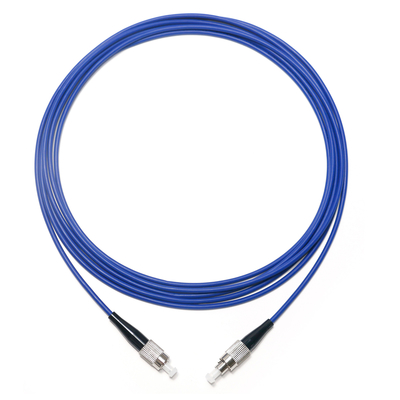 Kabel Patch Serat Optik Mode Tunggal Inti Biru FC 1/1 OM3 Untuk Peralatan Uji LAN WLAN