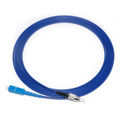 Factory Outlet 1310/1550nm Kabel Patch Serat Optik Biru SC-FC 1/1 Untuk Peralatan Uji LAN WLAN​