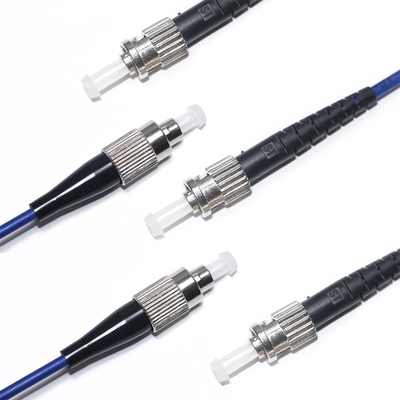 Kabel Patch Serat Optik FC-ST OM3 4Mode 4Core Wire OD 2.0/3.0mm Untuk Kamera Pengawas Konektor Komputer Dalam Ruangan