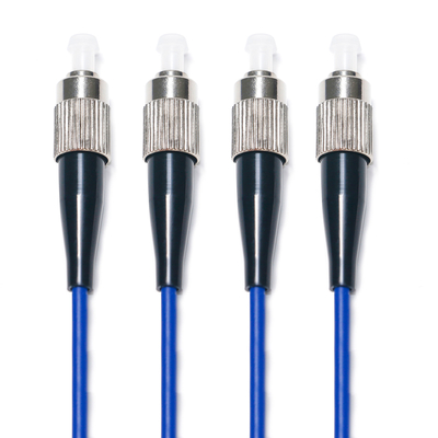 Kabel Patch Serat Optik FC 4/4 Model Mutiple 38Inch Untuk Ketahanan WLAN 1M/2M/3M/5M/10M