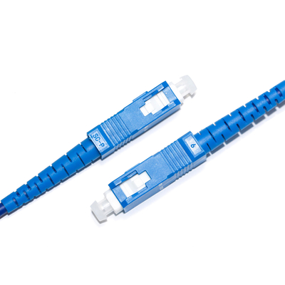 1310/1550nm Biru SC/SC 4-4 Empat-Mode Kabel Patch Optik Single-Core OM3 Untuk Kamera Pengawas 3M 5M 8M 15M