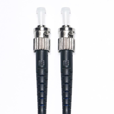 Kabel Patch Serat Optik ST Dual-Core Dual-Mode 1/1 untuk Jaringan Koneksi LAN WLAN