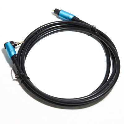 TOSLINK Biru Audio Digital Serat Optik Logam Aluminium Shell Terhubung Amplifier Untuk Subwoofer Speaker Soundbar 0.8M