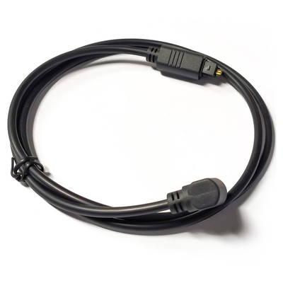 facotry outlet Toslink Digital Audio Cable Black OD4.0 Square Interface 90° 0,5M untuk soundbar pemutar mini