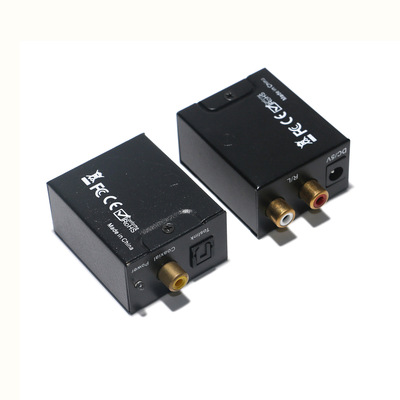 Factory Outlet Serat Optik Digital Ke Analog 3.5mm Toslink/SPDIF Konverter Audio DTA10