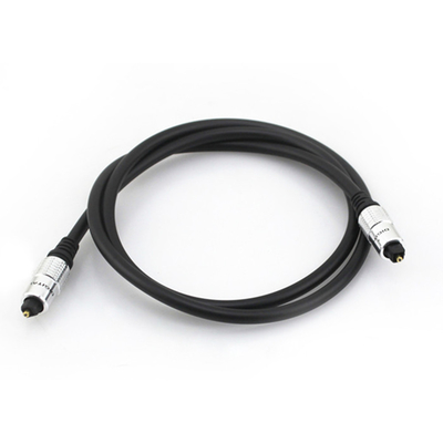 Harga Pabrik Merek Baru Kabel Serat Optik Toslink Port Emas Berlapis Alumium Shell Putih Untuk Home Theatra 1.2M