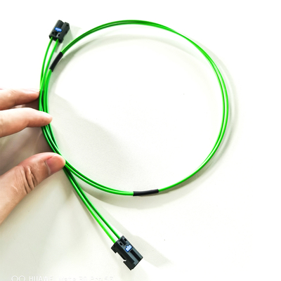 22cm Fiber Most Optic Loop Bypass Olive Green Cable Female Adapter Untuk BGM Mercedes
