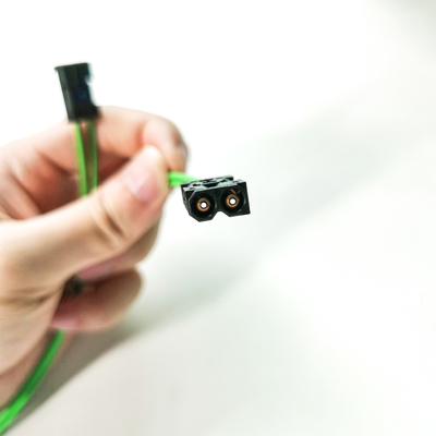 22cm Fiber Most Optic Loop Bypass Olive Green Cable Female Adapter Untuk BGM Mercedes
