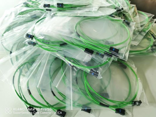 22cm Fiber Most Optic Loop Bypass Olive Green Cable Female Adapter Untuk BGM Mercedes