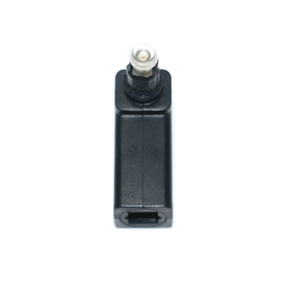 Toslink Female to Toslink Male Optical 90 Derajat Sudut Kanan Audio Kabel Adaptor Stereo Audio Converter 360 Berputar