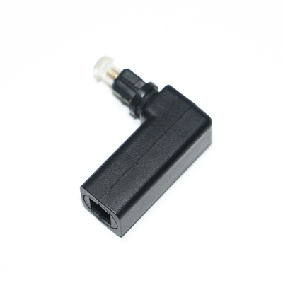 Toslink Female to Toslink Male Optical 90 Derajat Sudut Kanan Audio Kabel Adaptor Stereo Audio Converter 360 Berputar