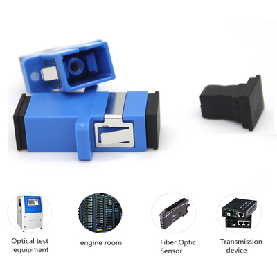 Adaptor Konektor Serat Optik SC SC/UPC SM Flange Singlemode Simplex SC-SC APC Coupler