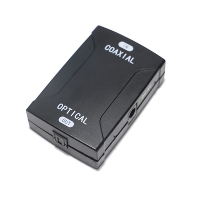 Konverter Serat Optik Koaksial Ke Konverter SPDIF Optik 1.4 Splitter 4K × 2K Mendukung 3D